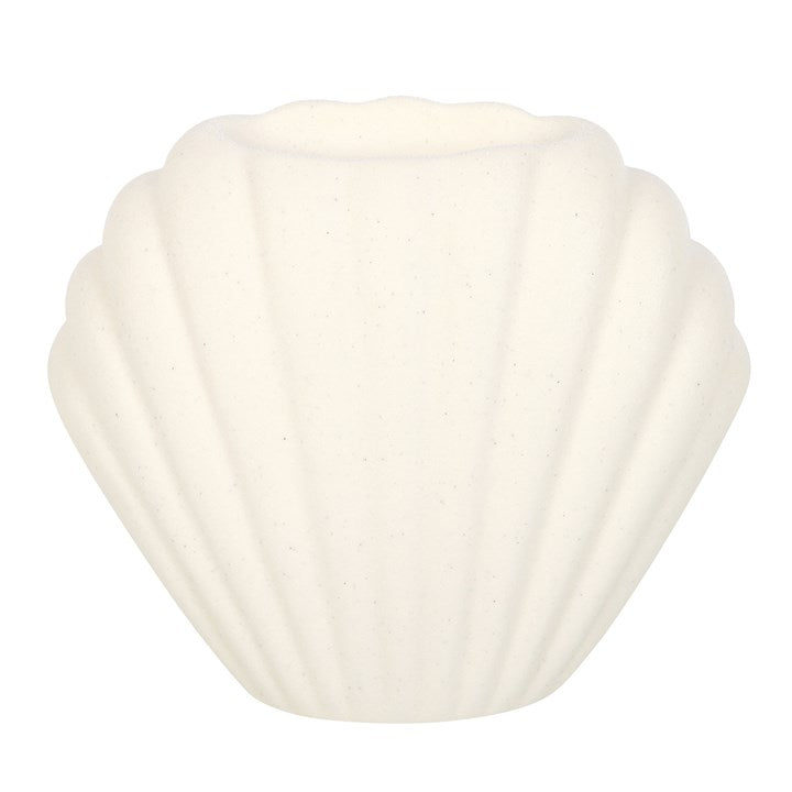 Seashell ceramic oil burner