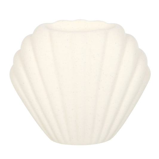 Seashell ceramic oil burner